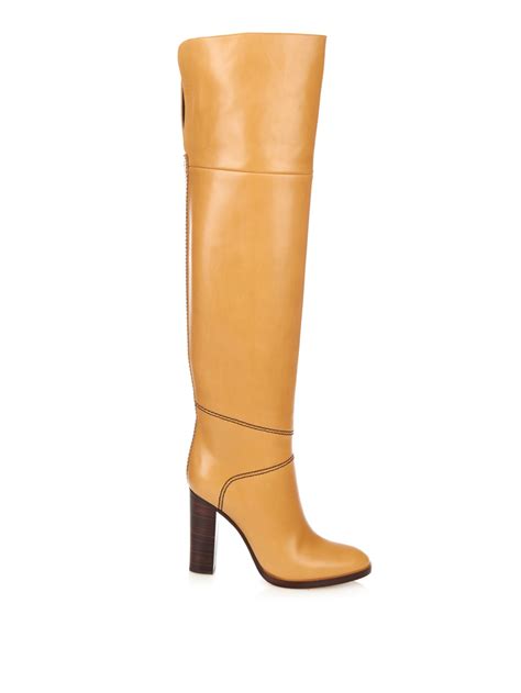 chloe over the knee boots
